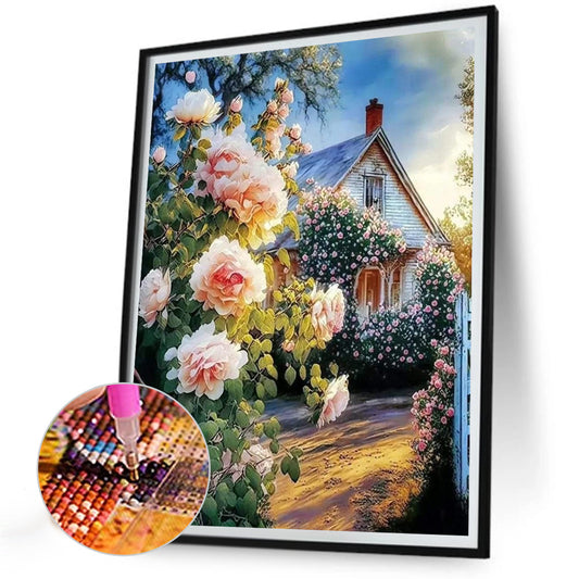 Flower Wall - Full Round Drill Diamond Painting 30*40CM