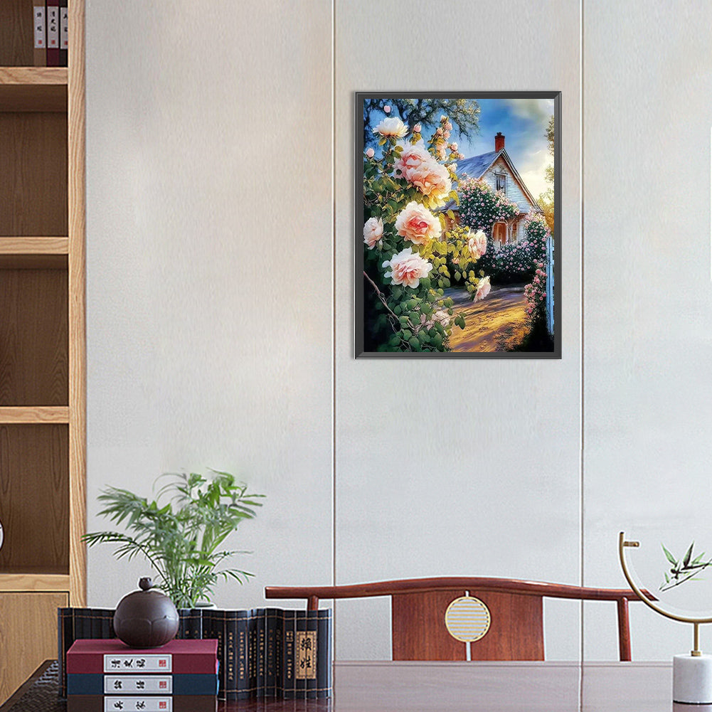 Flower Wall - Full Round Drill Diamond Painting 30*40CM