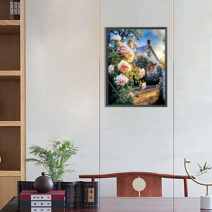 Flower Wall - Full Round Drill Diamond Painting 30*40CM