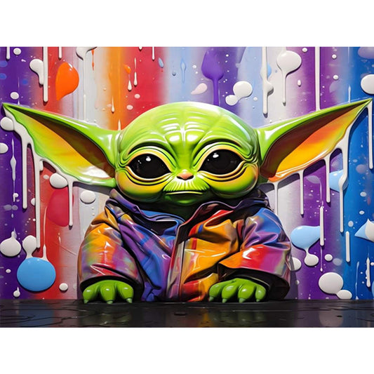 Yoda - Full Round Drill Diamond Painting 40*30CM