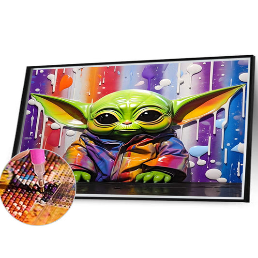 Yoda - Full Round Drill Diamond Painting 40*30CM