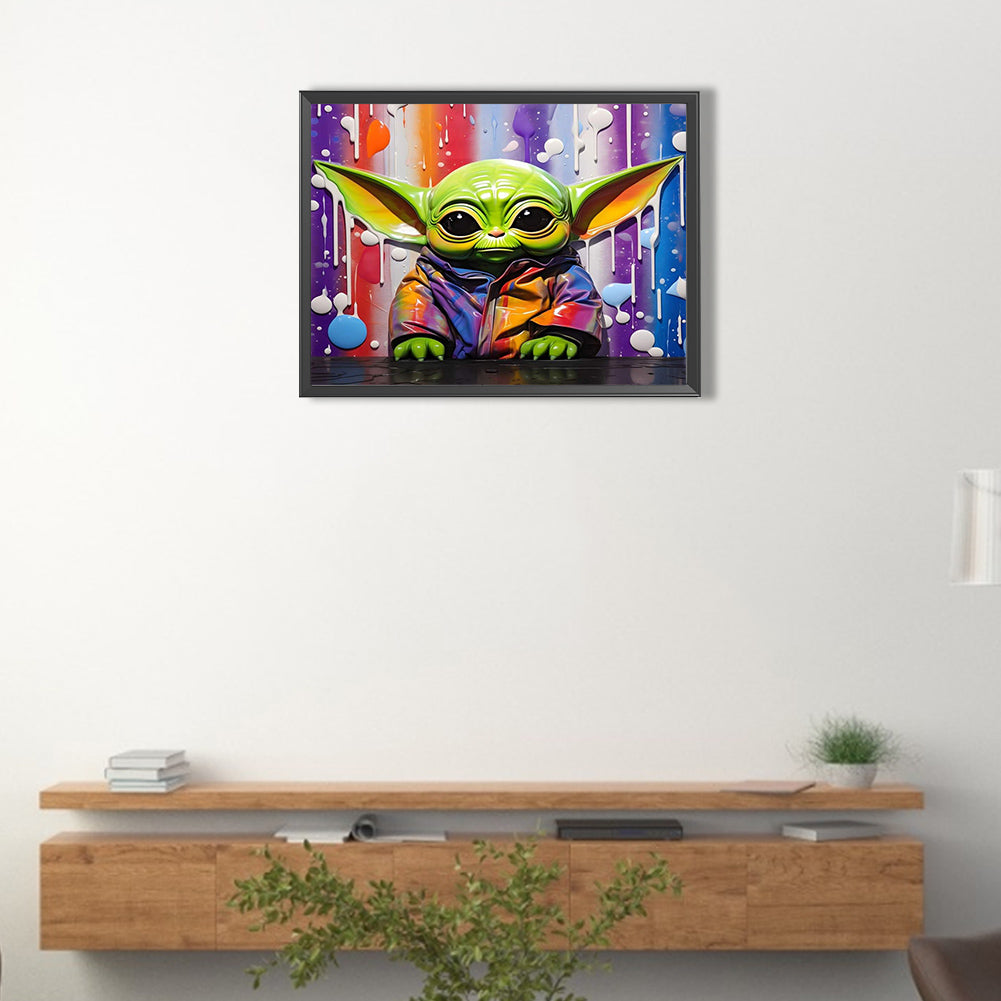 Yoda - Full Round Drill Diamond Painting 40*30CM