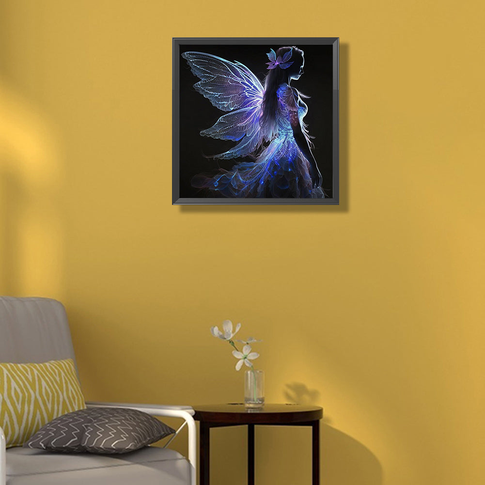 Winged Angel - AB Round Drill Diamond Painting 40*40CM