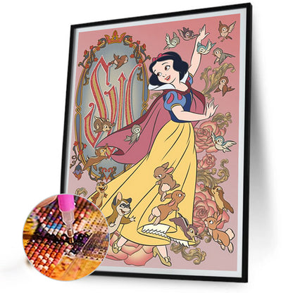 Disney Snow White - AB Round Drill Diamond Painting 40*50CM