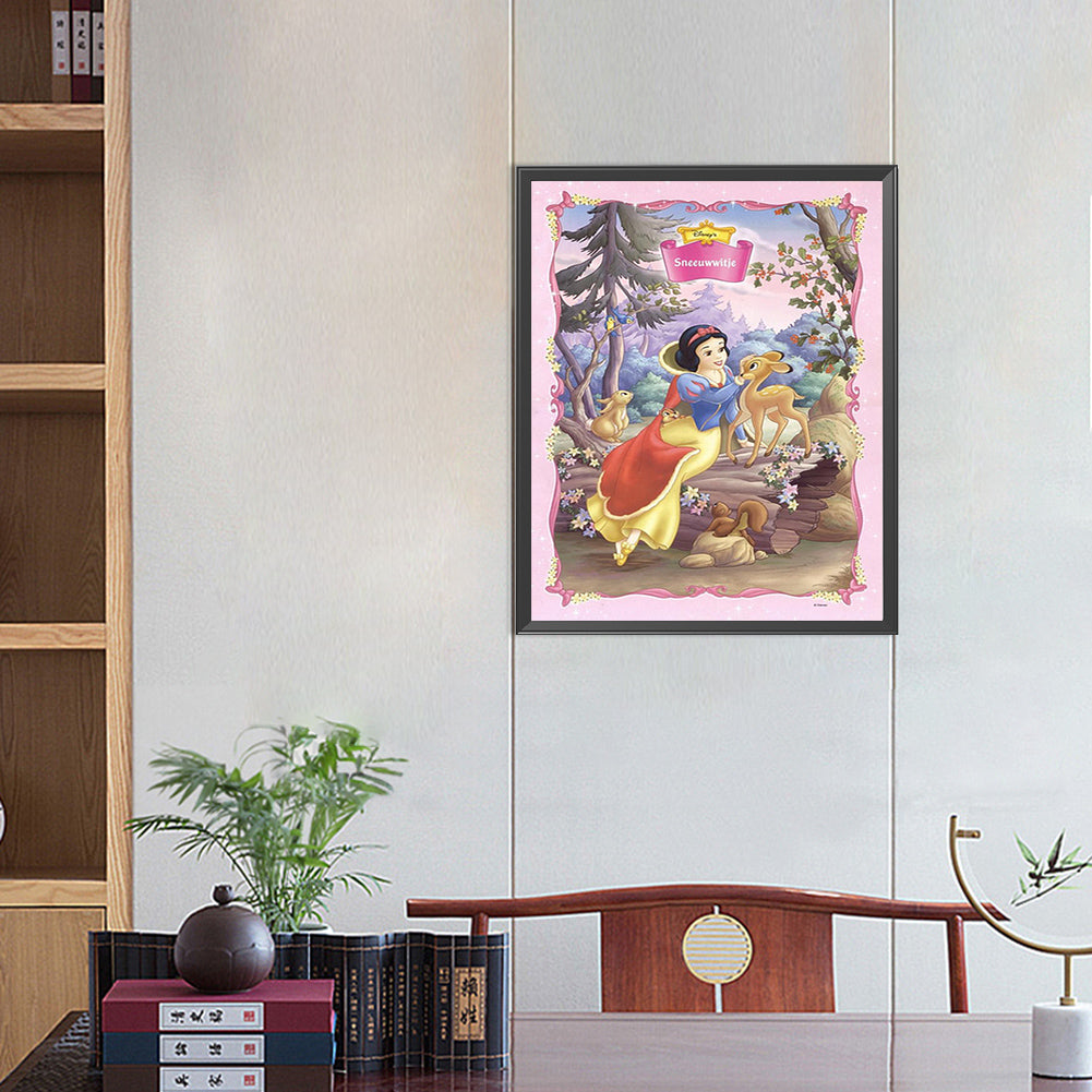 Disney Snow White - AB Round Drill Diamond Painting 40*50CM