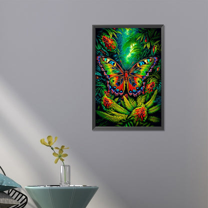 Butterfly - AB Round Drill Diamond Painting 40*60CM