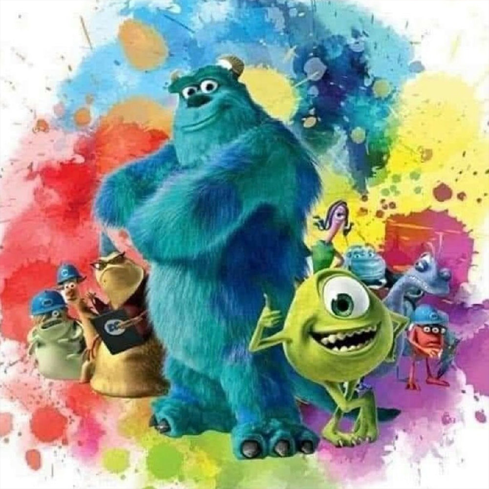 Painted Monster - Full Round Drill Diamond Painting 30*30CM