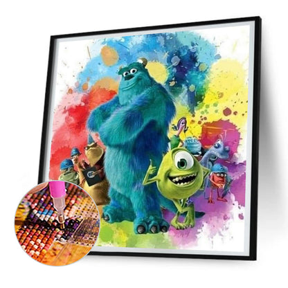 Painted Monster - Full Round Drill Diamond Painting 30*30CM