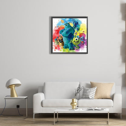 Painted Monster - Full Round Drill Diamond Painting 30*30CM