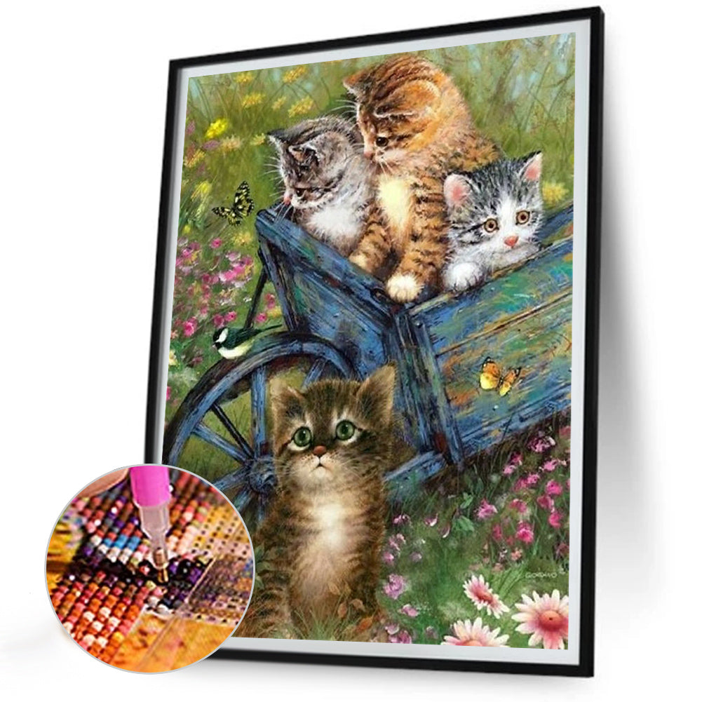 Wildcat - Full Round Drill Diamond Painting 30*40CM