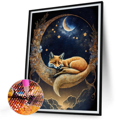 Fox - Full Round Drill Diamond Painting 30*40CM