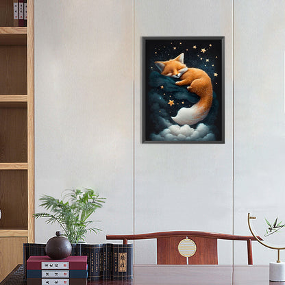 Fox - Full Round Drill Diamond Painting 30*40CM