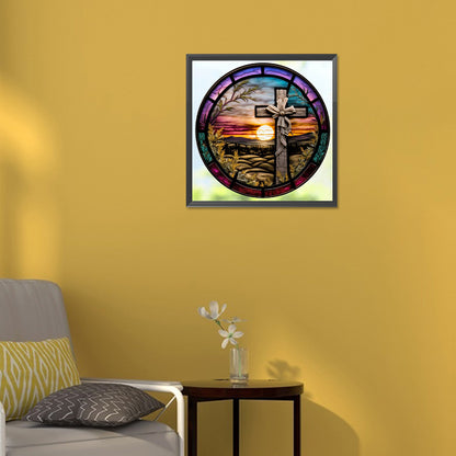 Cross - Full Round Drill Diamond Painting 30*30CM