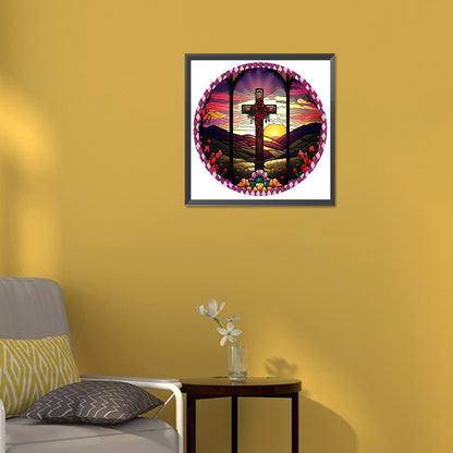 Cross - Full Round Drill Diamond Painting 30*30CM