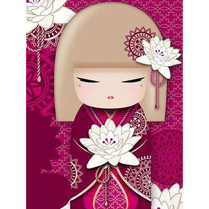 Japanese Doll - Full Round Drill Diamond Painting 30*40CM
