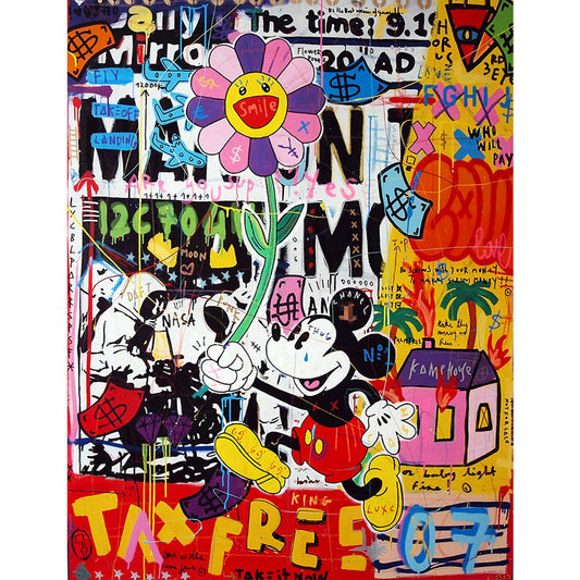 Disney Mickey - Full Round Drill Diamond Painting 50*60CM