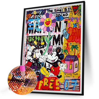 Disney Mickey - Full Round Drill Diamond Painting 50*60CM