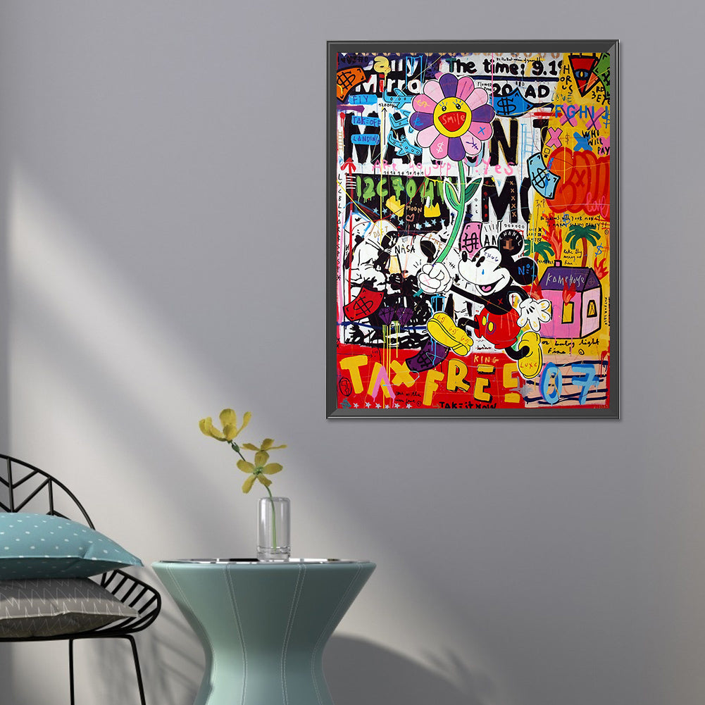 Disney Mickey - Full Round Drill Diamond Painting 50*60CM