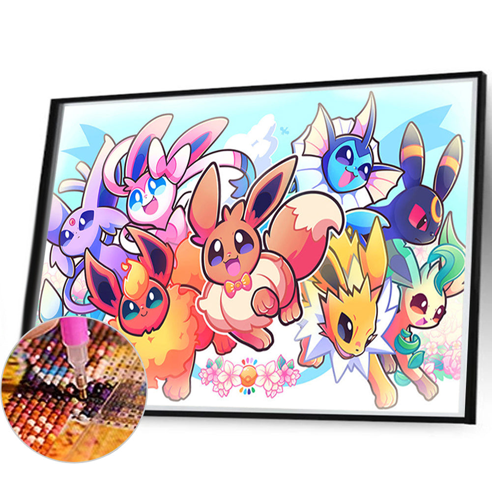 Pokemon - Full Round Drill Diamond Painting 60*40CM