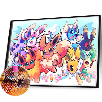 Pokemon - Full Round Drill Diamond Painting 60*40CM