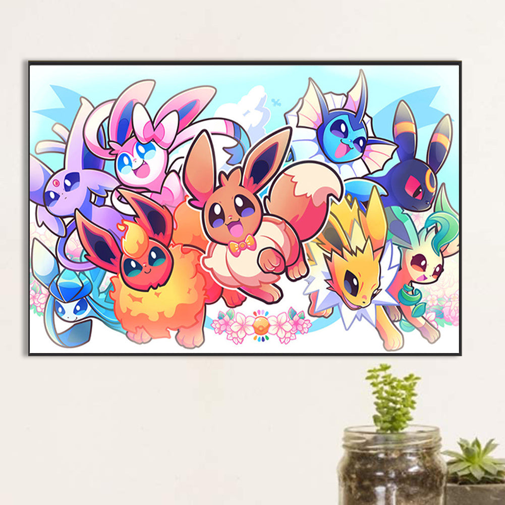 Pokemon - Full Round Drill Diamond Painting 60*40CM