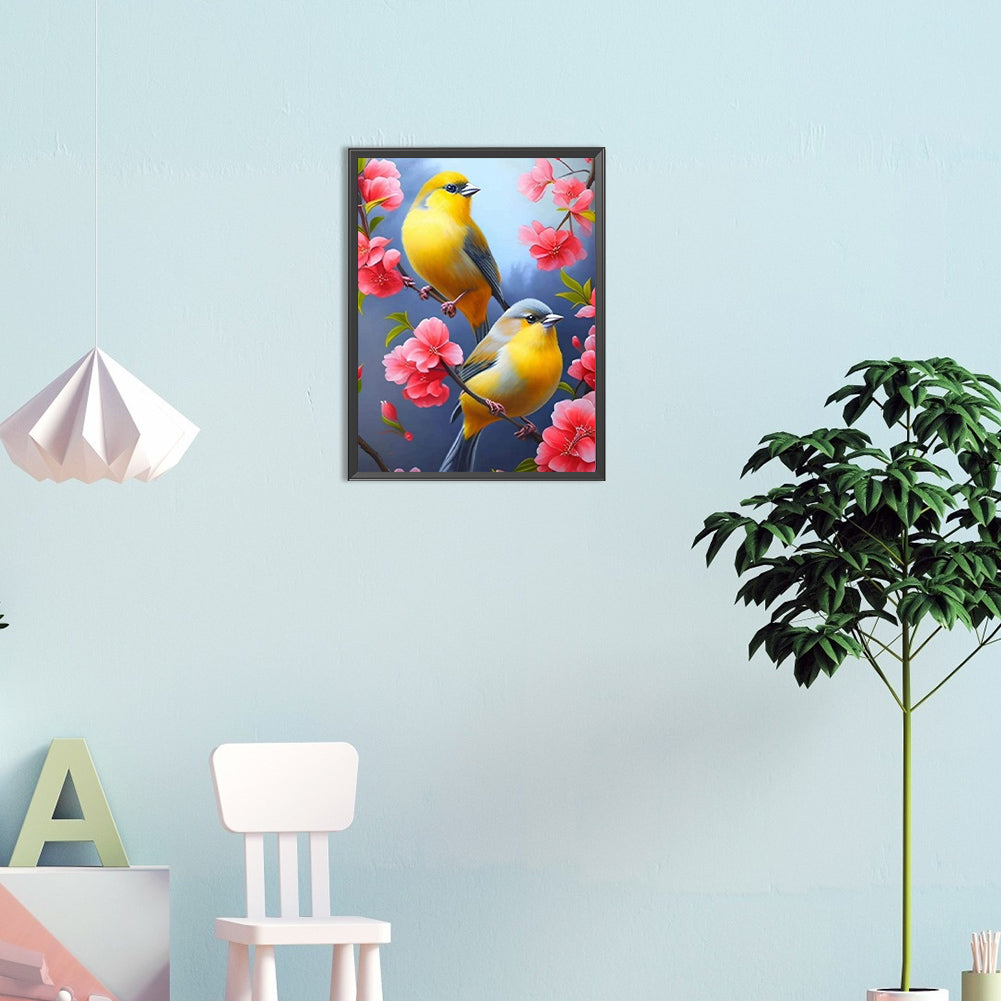Birdsong - Full Round Drill Diamond Painting 30*40CM