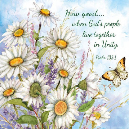 Flower Calligraphy And Painting - Full Round Drill Diamond Painting 30*30CM