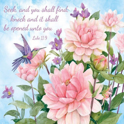 Flower Calligraphy And Painting - Full Round Drill Diamond Painting 30*30CM