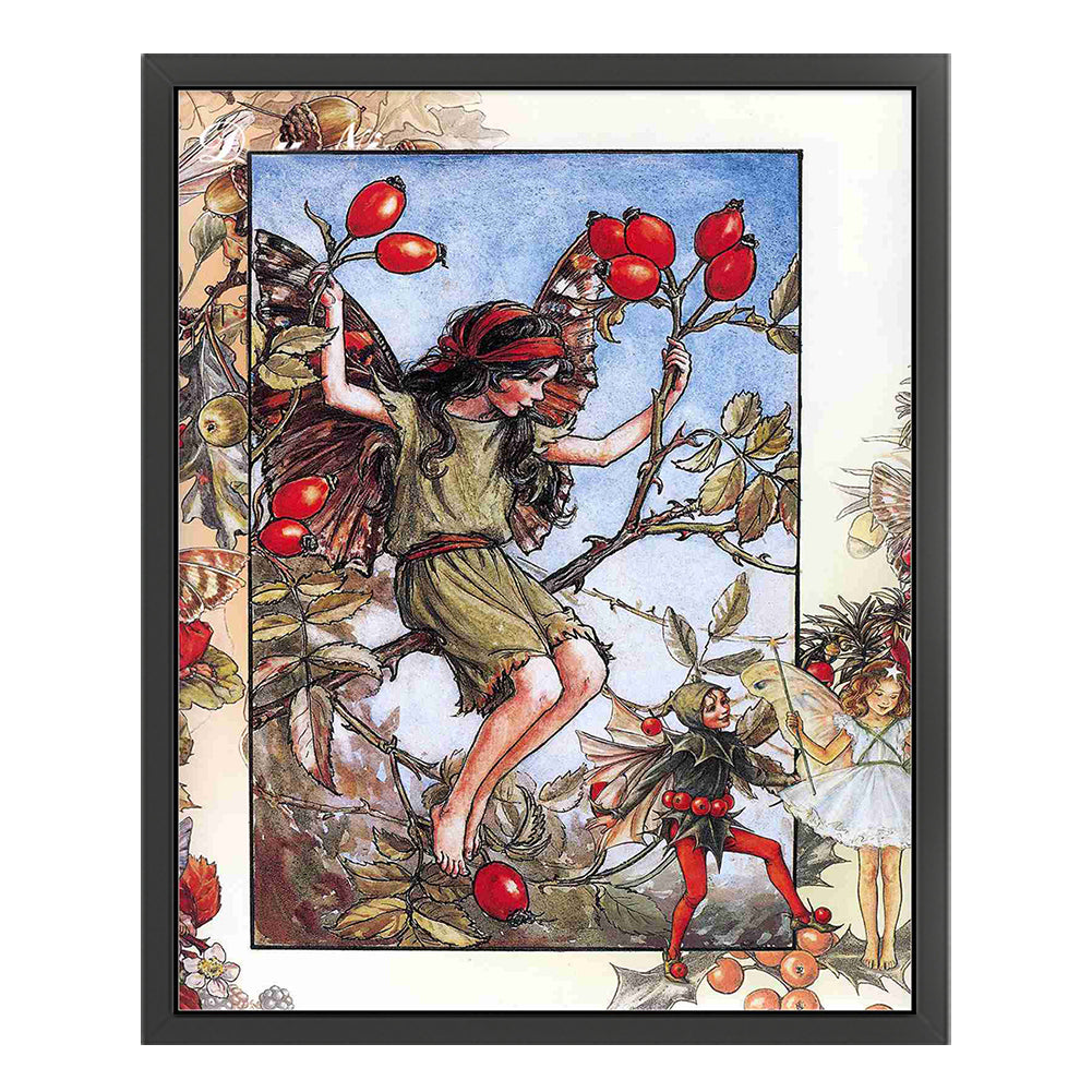 Flower Fairy - 11CT Stamped Cross Stitch 50*60CM