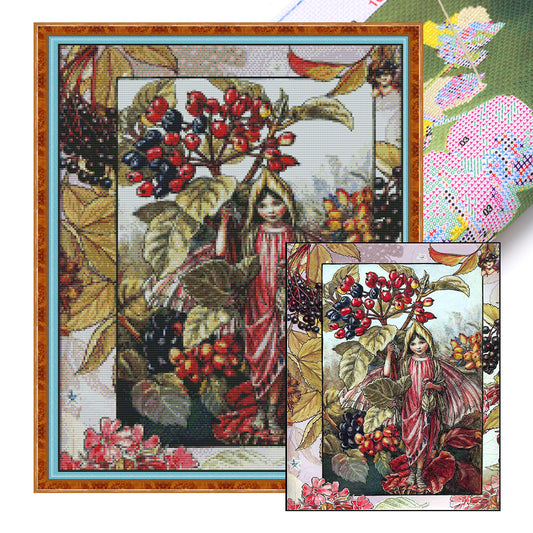 Tree Fairy - 11CT Stamped Cross Stitch 50*60CM