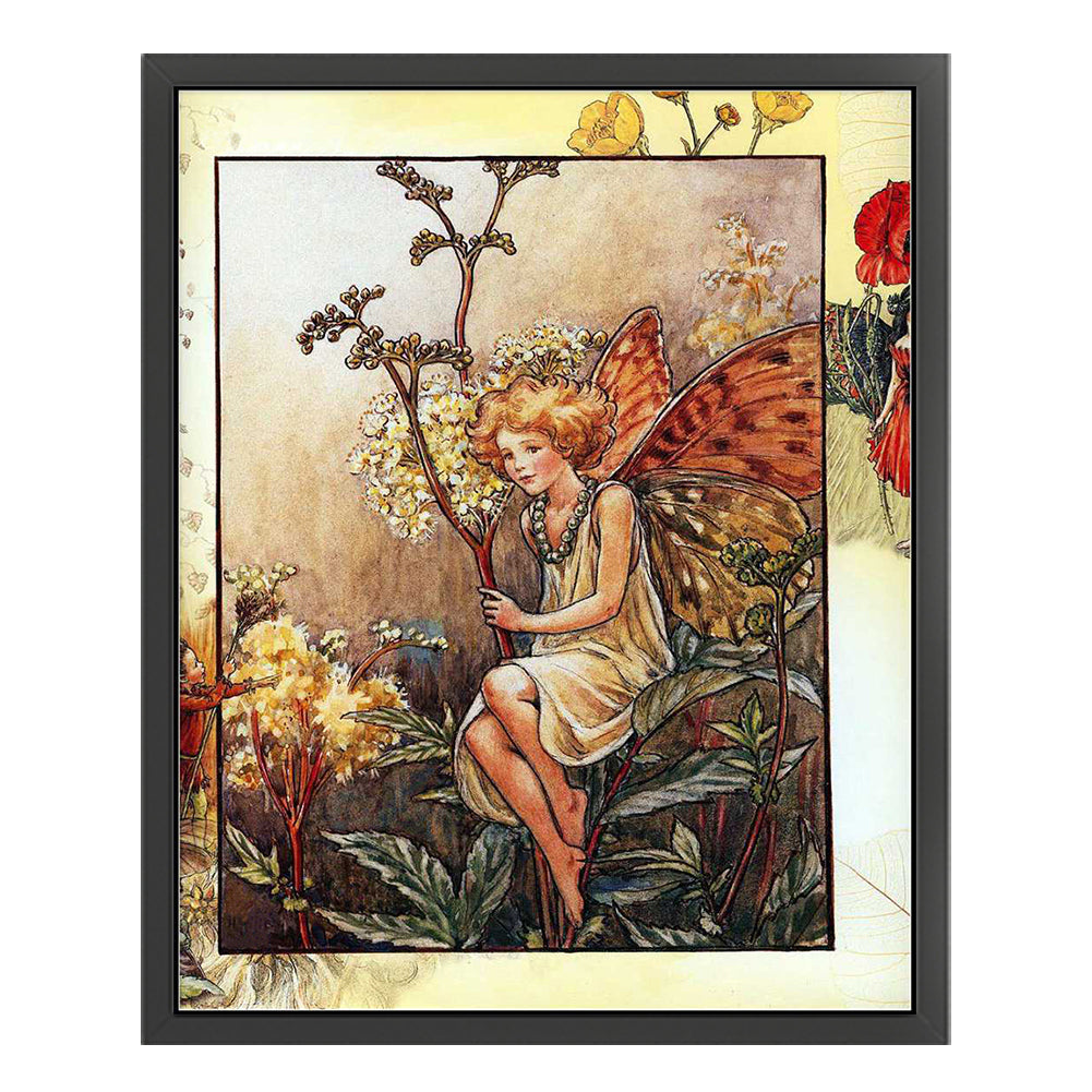 Fairy In The Grass - 11CT Stamped Cross Stitch 50*60CM