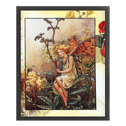 Fairy In The Grass - 11CT Stamped Cross Stitch 50*60CM