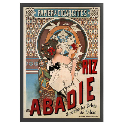 Advertising Woman - 11CT Stamped Cross Stitch 50*70CM