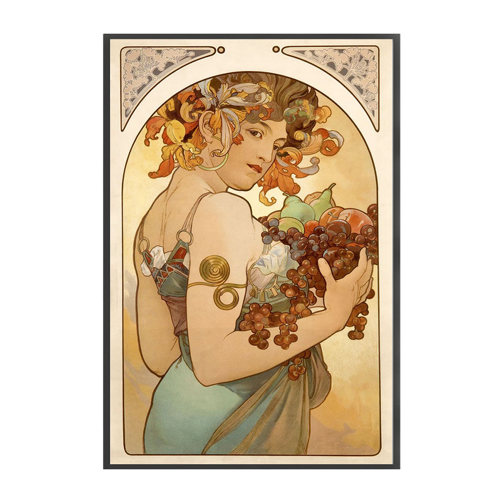 Flower Woman - 11CT Stamped Cross Stitch 50*78CM