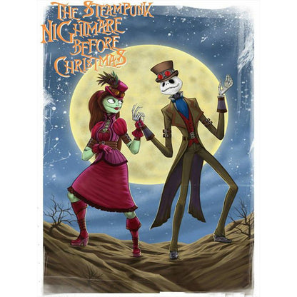 Weird Town Nights - Full Round Drill Diamond Painting 30*40CM