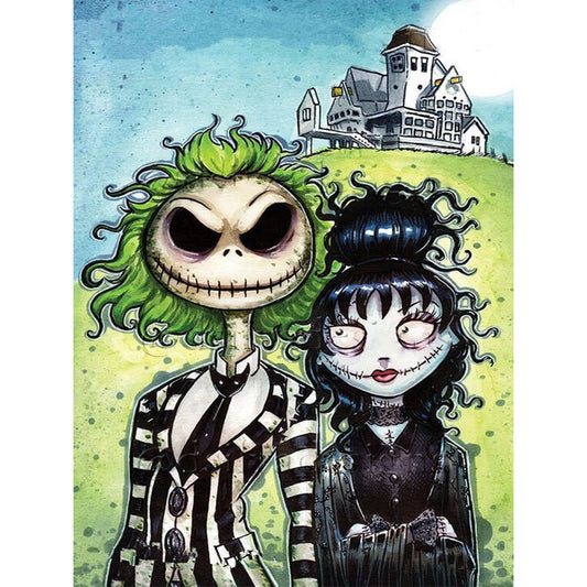 Weird Town Nights - Full Round Drill Diamond Painting 30*40CM