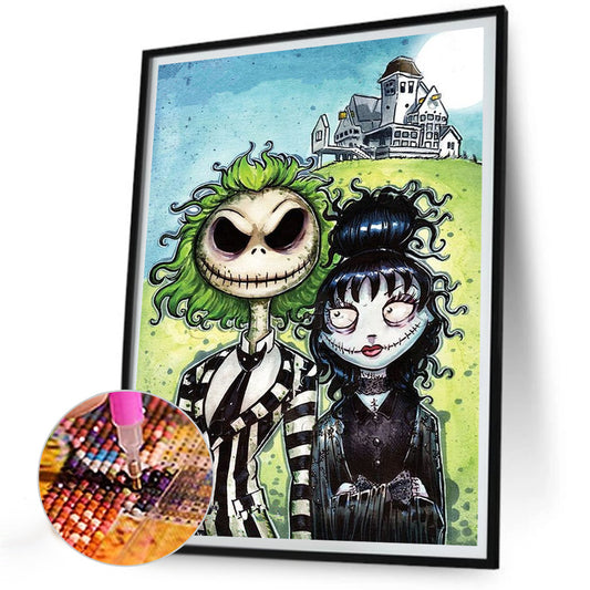 Weird Town Nights - Full Round Drill Diamond Painting 30*40CM