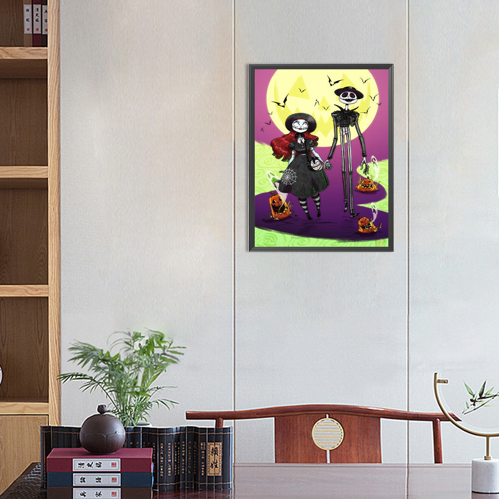 Weird Town Nights - Full Round Drill Diamond Painting 30*40CM