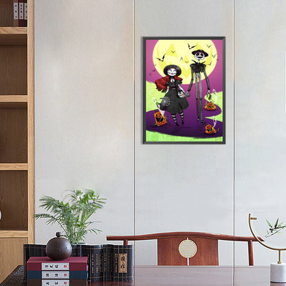 Weird Town Nights - Full Round Drill Diamond Painting 30*40CM