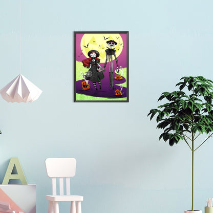 Weird Town Nights - Full Round Drill Diamond Painting 30*40CM