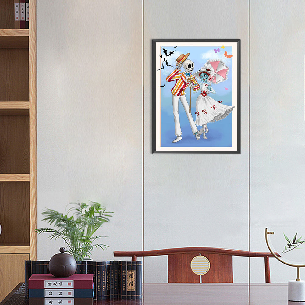 Weird Town Nights - Full Round Drill Diamond Painting 30*40CM