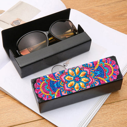 DIY Diamond Painting Eyeglass Case Mandala Flowers Sunglasses Cases Storage Case