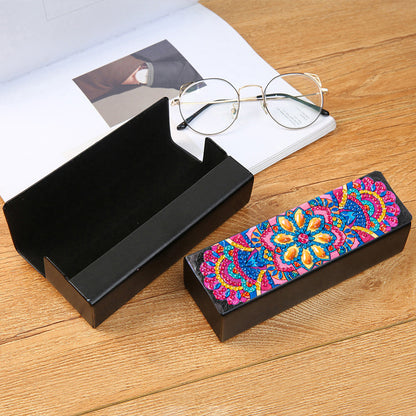 DIY Diamond Painting Eyeglass Case Mandala Flowers Sunglasses Cases Storage Case