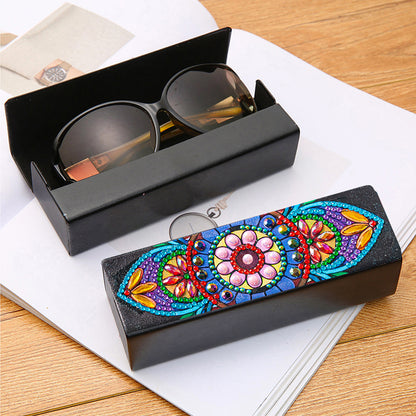 DIY Diamond Painting Eyeglass Case Mandala Flowers Sunglasses Cases Storage Case