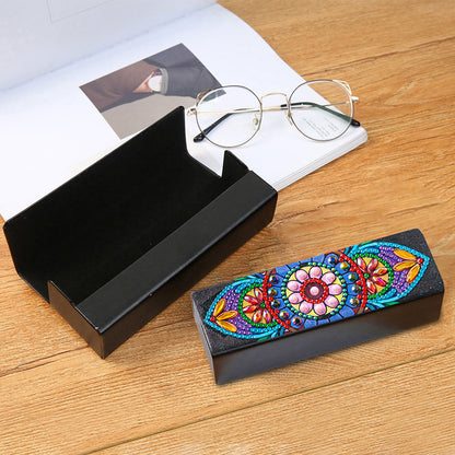 DIY Diamond Painting Eyeglass Case Mandala Flowers Sunglasses Cases Storage Case