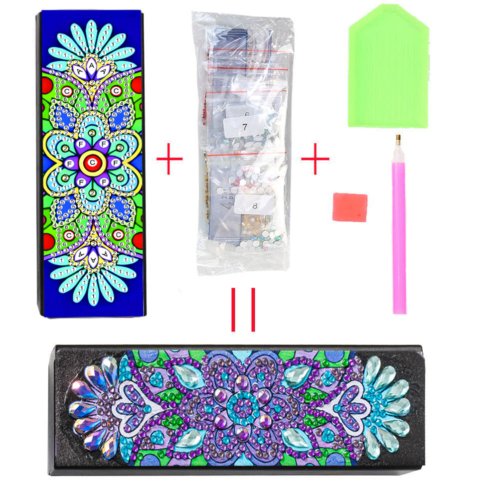 DIY Diamond Painting Eyeglass Case Mandala Flowers Sunglasses Cases Storage Case