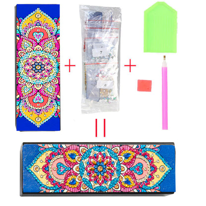 DIY Diamond Painting Eyeglass Case Mandala Flowers Sunglasses Cases Storage Case