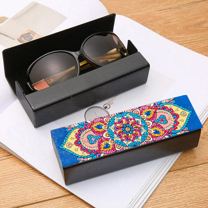 DIY Diamond Painting Eyeglass Case Mandala Flowers Sunglasses Cases Storage Case