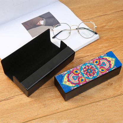 DIY Diamond Painting Eyeglass Case Mandala Flowers Sunglasses Cases Storage Case