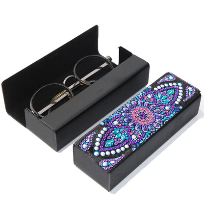 DIY Diamond Painting Eyeglass Case Mandala Flowers Sunglasses Cases Storage Case